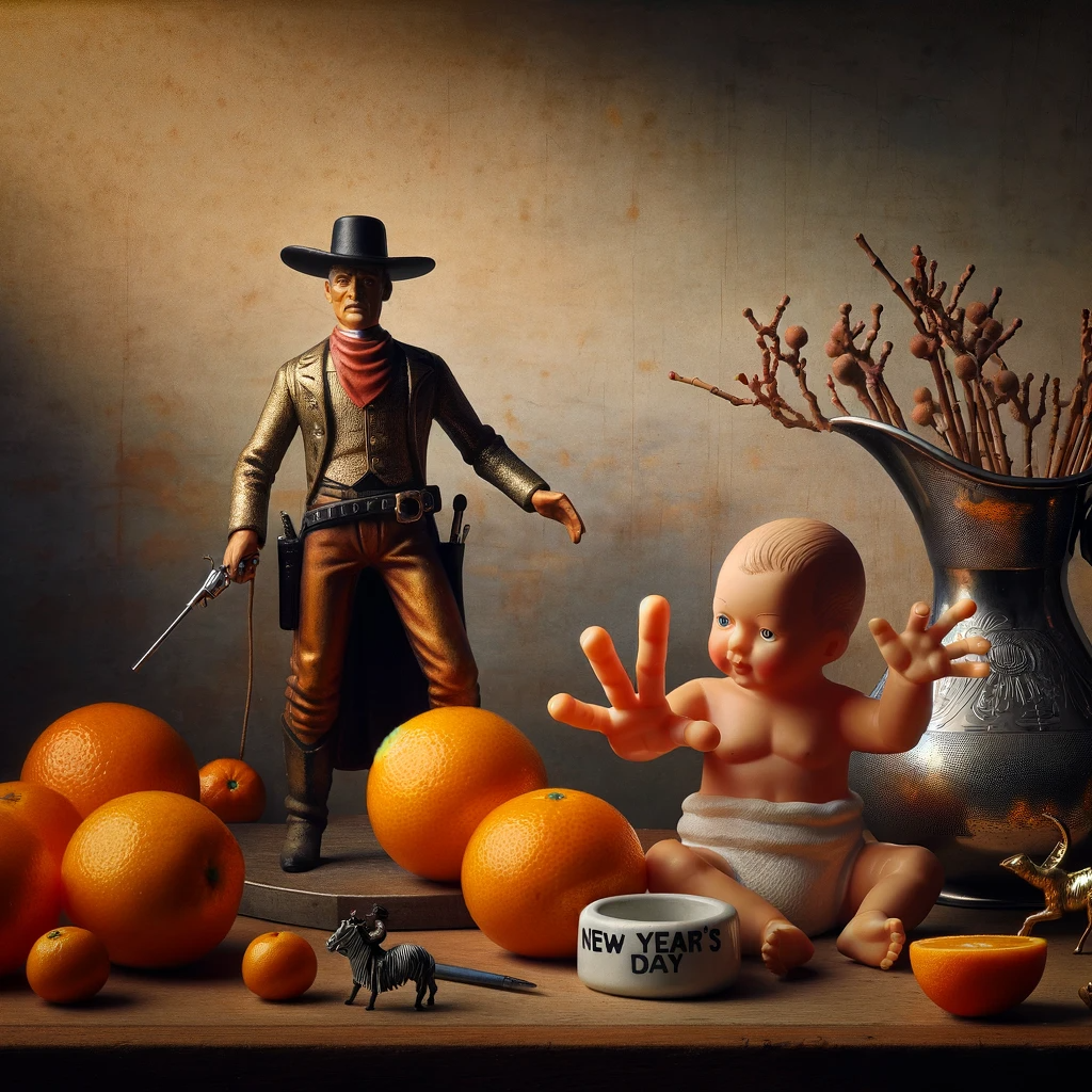 miniature cowboy figurine