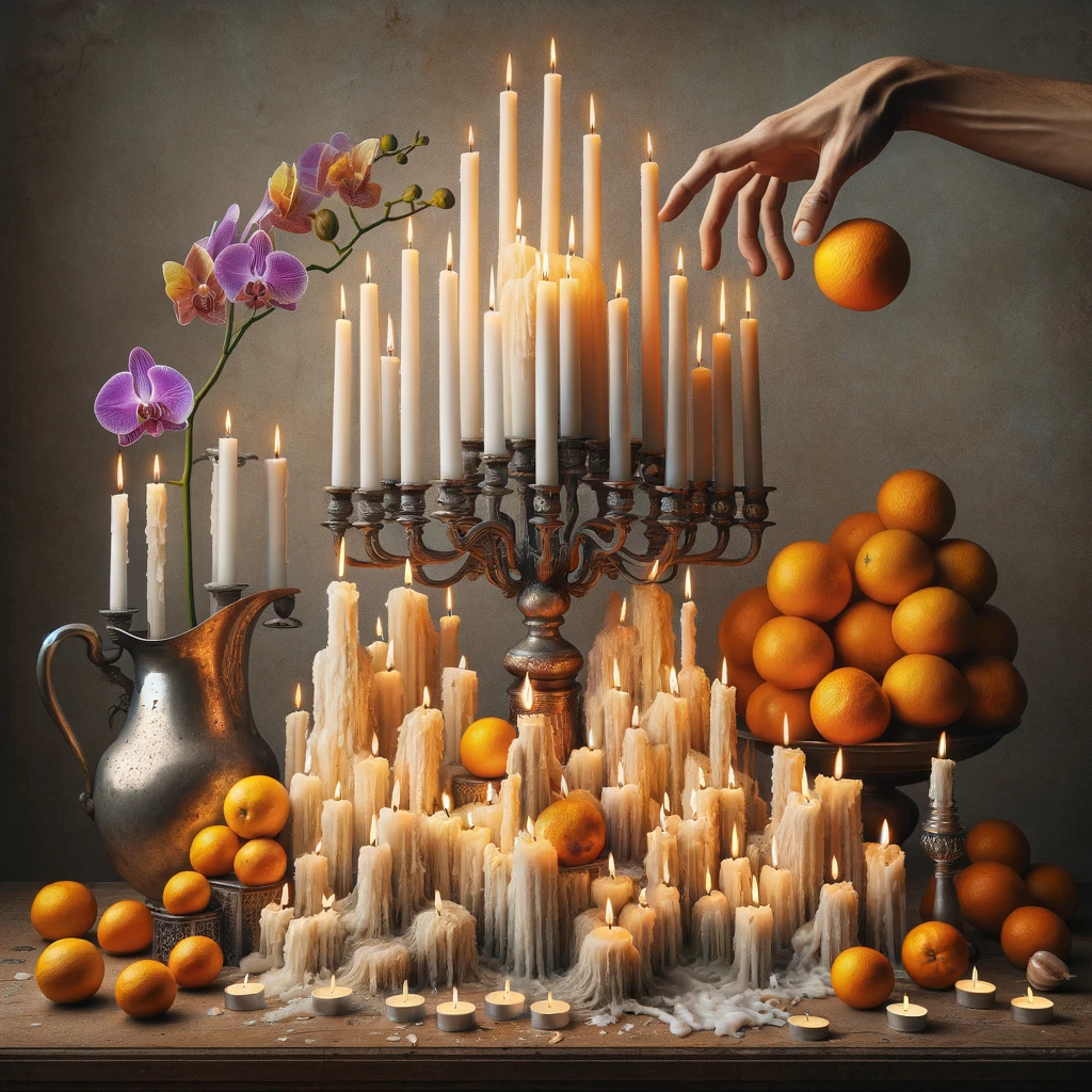 thick, substantial candles